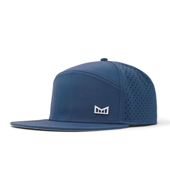 Performance Snapback Hat Water-Resistant Flat Bill Unisex Fit Active Lifestyle